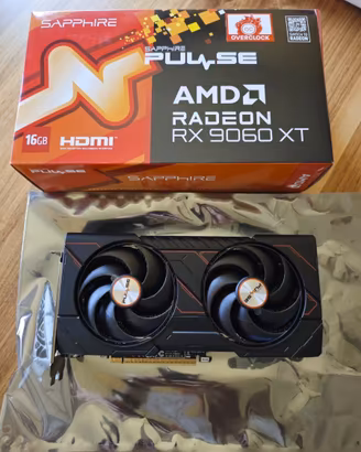 Sapphire RX 9060 XT Pulse OC 16GB GDDR6