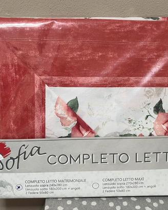 Completo letto matrimoniale Sofia