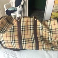 Burberry – Borsone da viaggio in pelle