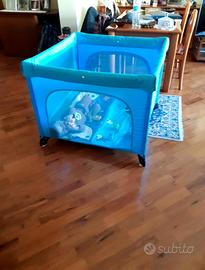 Box recinto Chicco pieghevole bambino blu
