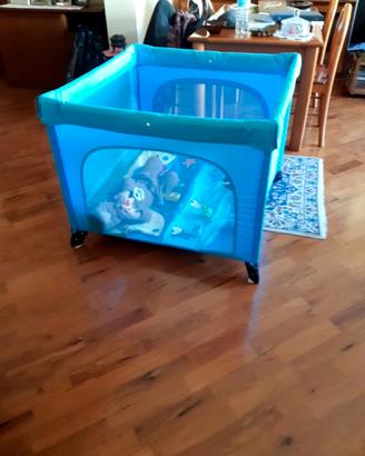 Box recinto Chicco pieghevole bambino blu