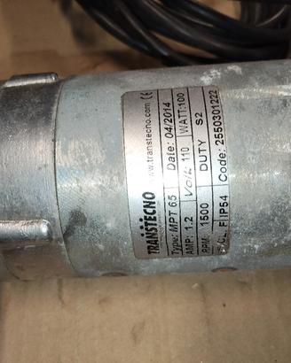 Motore elettrico 110v dc. 