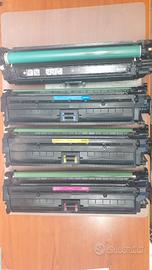 Toner CE340A, CE341A, CE342A e CE343A