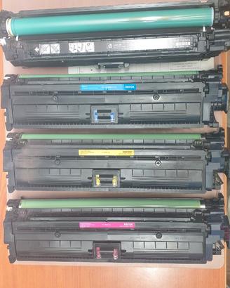 Toner CE340A, CE341A, CE342A e CE343A