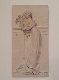 Basso rilievo in gesso 31x57