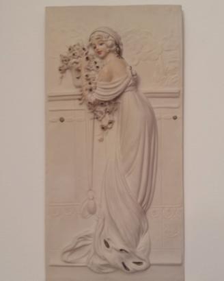 Basso rilievo in gesso 31x57