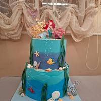 torta scenografica sirenetta