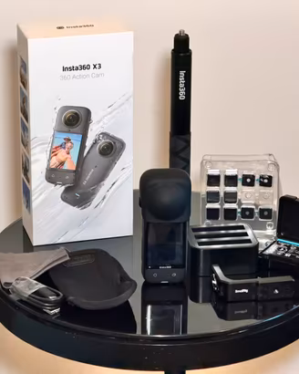 Insta360 X3 + Full kit (SmallRig e Lenti premium)