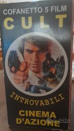 cofanetto 5 film CULT VHS
