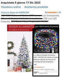 Decorazioni Natalizie, palline, luci, ghirlande