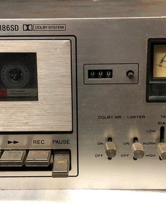 Piastra stereo cassette deck vintage