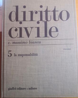 LIBRO La Responsabilità Bianca Diritto Civile 1994