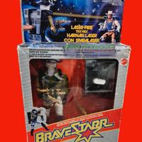 Bravestarr Tex Hex con zaino laser NUOVO MATTEL