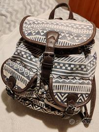 Zaino/Borsa  Indie da viaggio in tela Boho