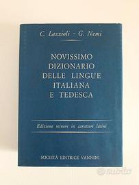 Dizionario Lazzioli Nemi Tedesco - Italiano