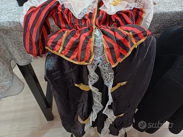 carnevale, maschera da pirata bambina 