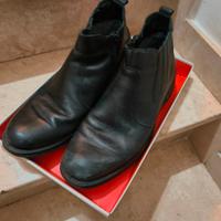 Stivaletti Eleganti Uomo/Donna Pelle Nera Chelsea 
