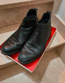 Stivaletti Eleganti Uomo/Donna Pelle Nera Chelsea 