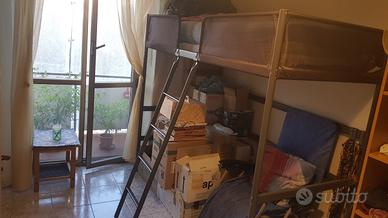 Ikea letto soppalco tulling 2 materassi nuovi 