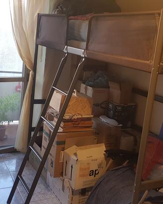 Ikea letto soppalco tulling 2 materassi nuovi 