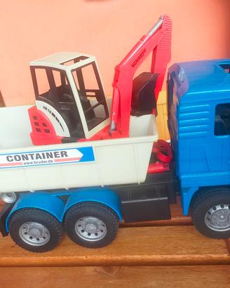 Bruder camion e ruspe 