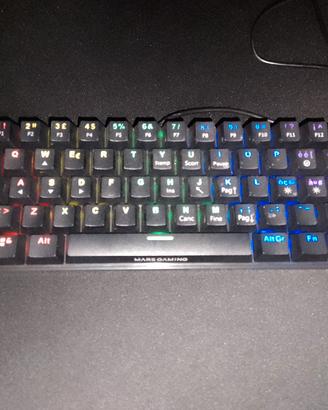Tastiera Mars Gaming mk60 RGB