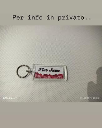Portachiavi da personalizzare 
