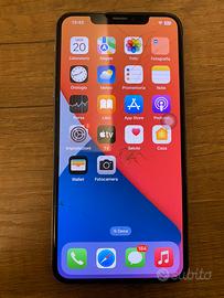 Iphone xs max 256gb!!! Solo vetro rotto