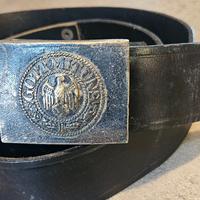 CINTURONE E FIBBIA WEHRMARCHT RARA VINTAGE WW2
