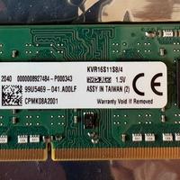 RAM DDR3 per computer portatili