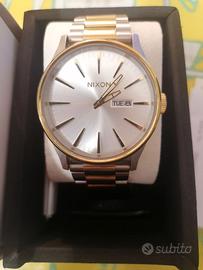 Orologio Nixon oro acciaio