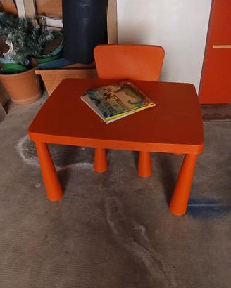 set tavolino e sedia bimbo Ikea