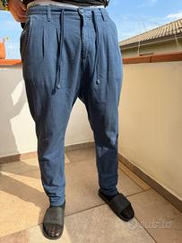 Pantalone blu elegante