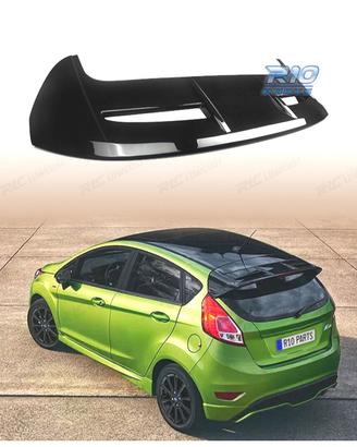 SPOILER FORD FIESTA MK7 08-17 LOOK ST NERO LUCIDO