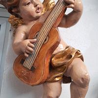 angelo di legno H 40cm