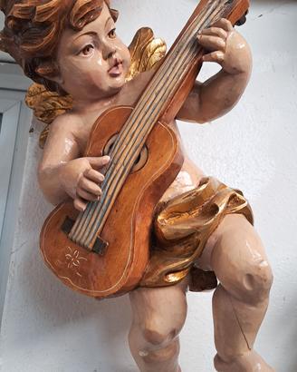 angelo di legno H 40cm