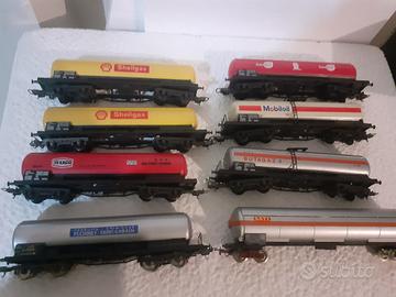 lotto cisterne modellismo ferroviario h0 