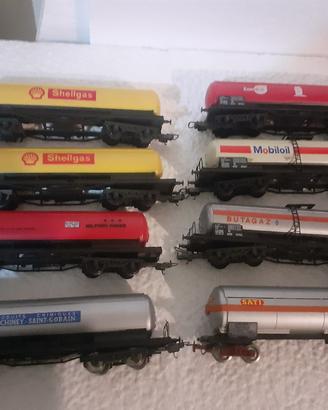 lotto cisterne modellismo ferroviario h0 