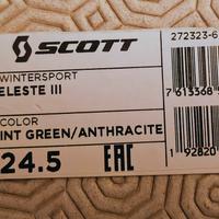 scarponi sci alpinismo Scott celeste III 24.5