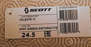 scarponi sci alpinismo Scott celeste III 24.5