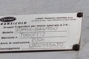 gruppo frigo carrier supra 850