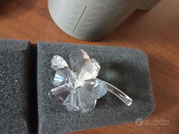 statuina quadrifoglio Swarovski 