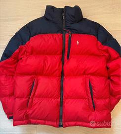 Piumino Raplh Lauren rosso e blu originale