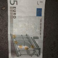 Banconota da 5 euro del 2002 slovacca coniata in s