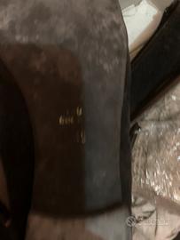 Scarpe nere pelle a punta