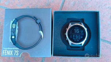 Orologio Garmin Fenix 7S 42mm Argento con mappe