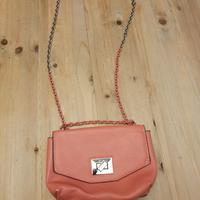 borsa a tracolla  rosa corallo