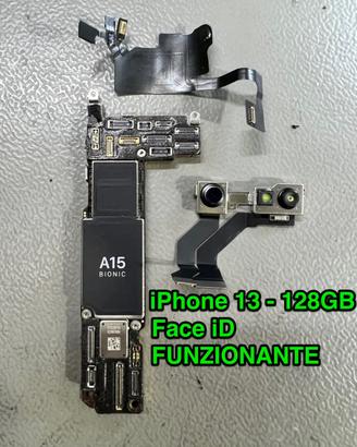Scheda madre iPhone 13 128Gb con Face ID
