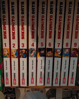 Sakamoto Days Manga Volumi 1-9-nuovi