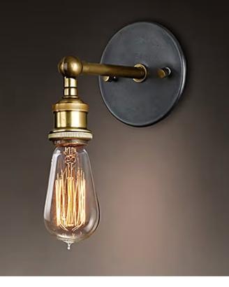 lampada stile industriale